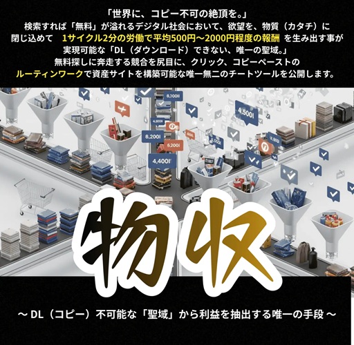 物収（ぶっしゅう） レビューと最強特典｜「新しい稼ぎ方」を探すのは終わり。将来「堅実な資産」を残す“唯一の現実解”